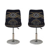 Vintage Virgo Zodiac Sign Print Bar Stool Covers