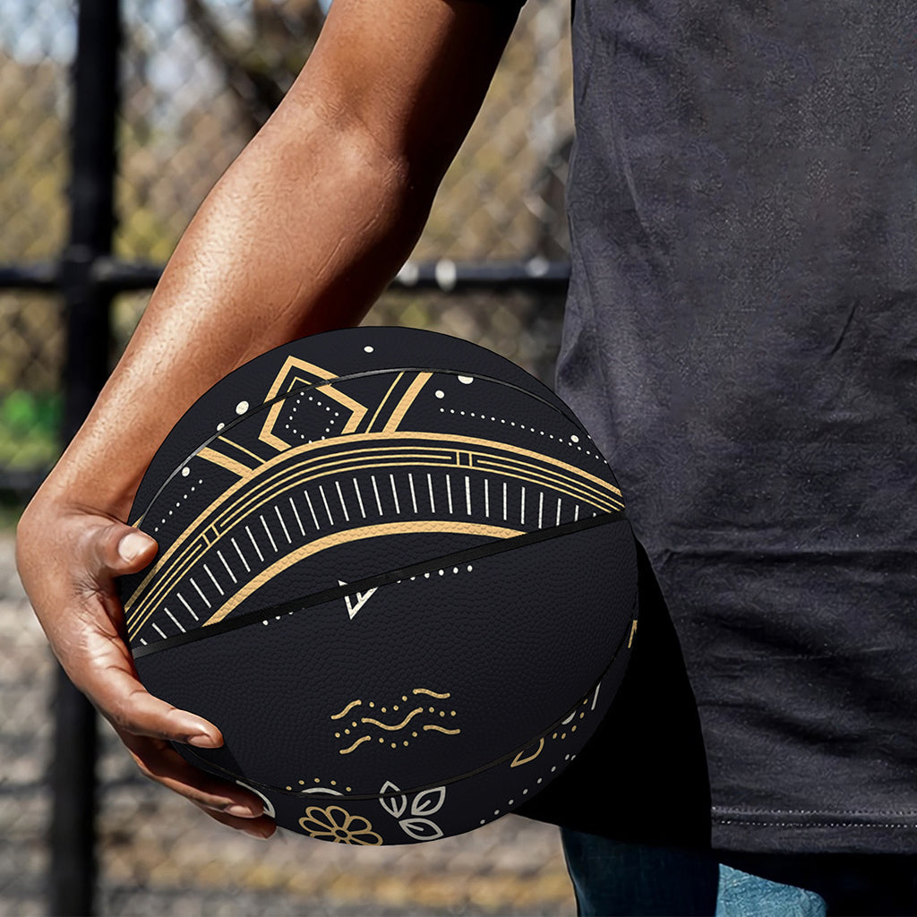 Vintage Virgo Zodiac Sign Print Basketball
