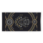 Vintage Virgo Zodiac Sign Print Beach Towel