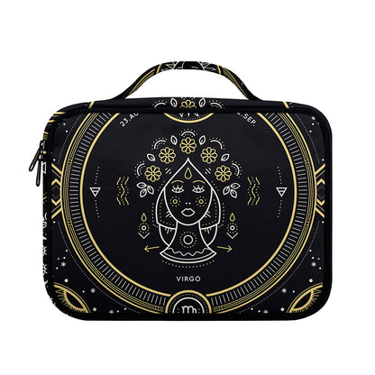 Vintage Virgo Zodiac Sign Print Briefcase Bible Bag
