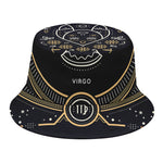 Vintage Virgo Zodiac Sign Print Bucket Hat