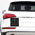 Vintage Virgo Zodiac Sign Print Car Sticker