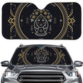 Vintage Virgo Zodiac Sign Print Car Windshield Sun Shade