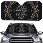 Vintage Virgo Zodiac Sign Print Car Windshield Sun Shade