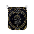 Vintage Virgo Zodiac Sign Print Collapsible Laundry Basket