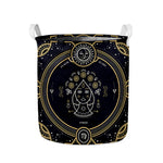 Vintage Virgo Zodiac Sign Print Collapsible Laundry Basket