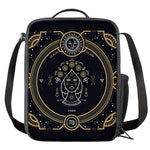 Vintage Virgo Zodiac Sign Print Crossbody Lunch Bag