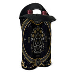 Vintage Virgo Zodiac Sign Print Double Neoprene Wine Tote