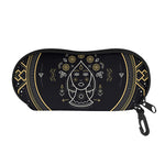 Vintage Virgo Zodiac Sign Print Glasses Case