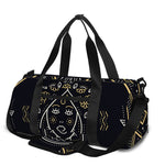 Vintage Virgo Zodiac Sign Print Gym Bag