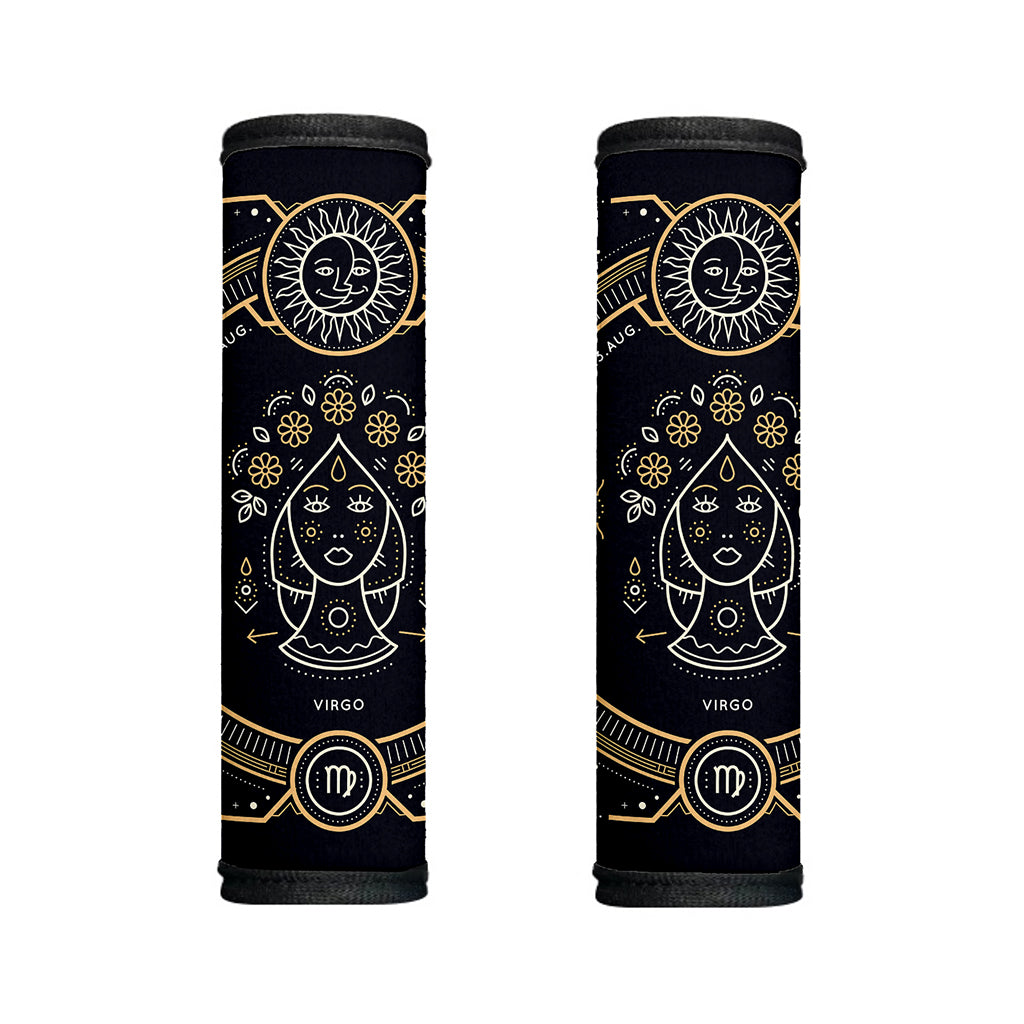 Vintage Virgo Zodiac Sign Print Handle Covers