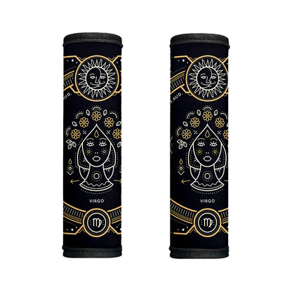 Vintage Virgo Zodiac Sign Print Handle Covers