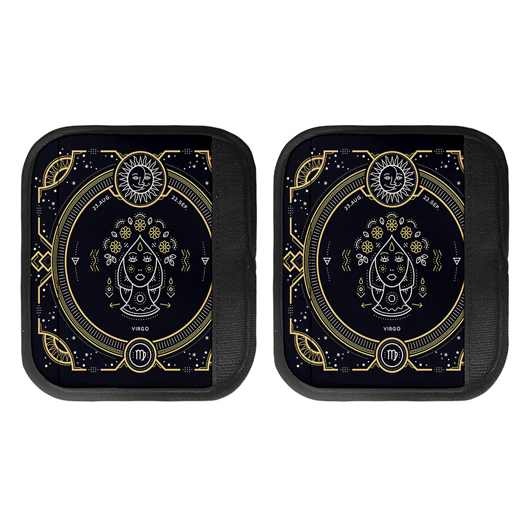 Vintage Virgo Zodiac Sign Print Handle Covers