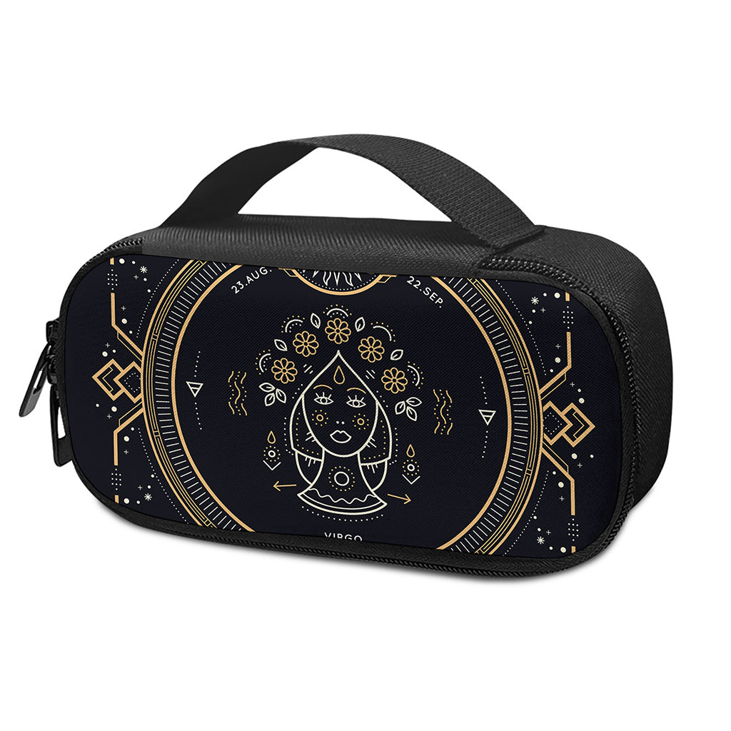 Vintage Virgo Zodiac Sign Print Insulin Cooler Travel Case