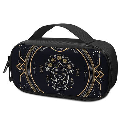 Vintage Virgo Zodiac Sign Print Insulin Cooler Travel Case