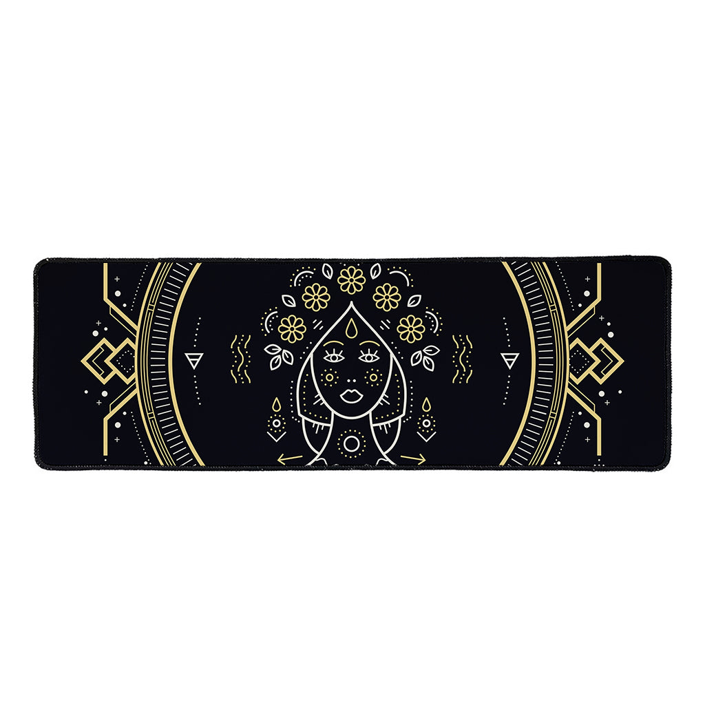 Vintage Virgo Zodiac Sign Print Long Kitchen Mat
