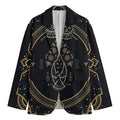 Vintage Virgo Zodiac Sign Print Men's Blazer