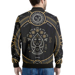 Vintage Virgo Zodiac Sign Print Men's Bomber Jacket