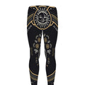 Vintage Virgo Zodiac Sign Print Men's Leggings