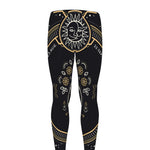 Vintage Virgo Zodiac Sign Print Men's leggings