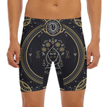 Vintage Virgo Zodiac Sign Print Men's Long Boxer Briefs