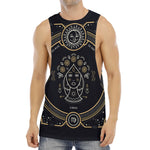 Vintage Virgo Zodiac Sign Print Men's Muscle Tank Top