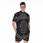 Vintage Virgo Zodiac Sign Print Men's Rompers