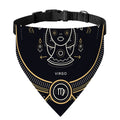 Vintage Virgo Zodiac Sign Print Over The Collar Dog Bandana