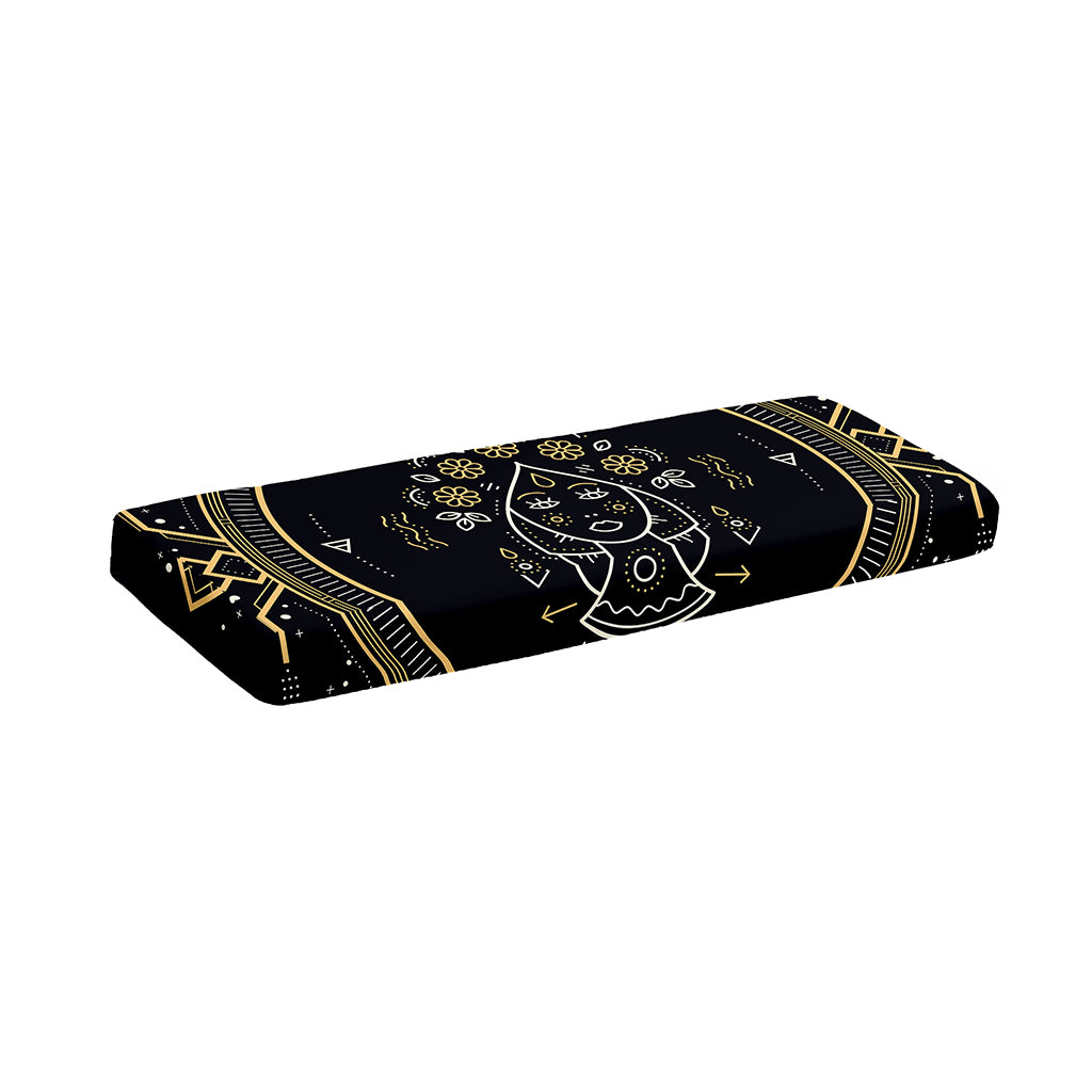 Vintage Virgo Zodiac Sign Print Piano Keyboard Cover