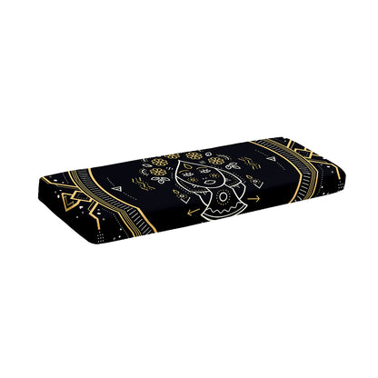 Vintage Virgo Zodiac Sign Print Piano Keyboard Cover