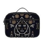 Vintage Virgo Zodiac Sign Print Portable Lunch Bag