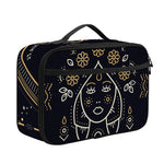 Vintage Virgo Zodiac Sign Print Portable Lunch Bag
