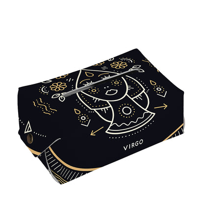 Vintage Virgo Zodiac Sign Print Rectangle Tissue Box Cover