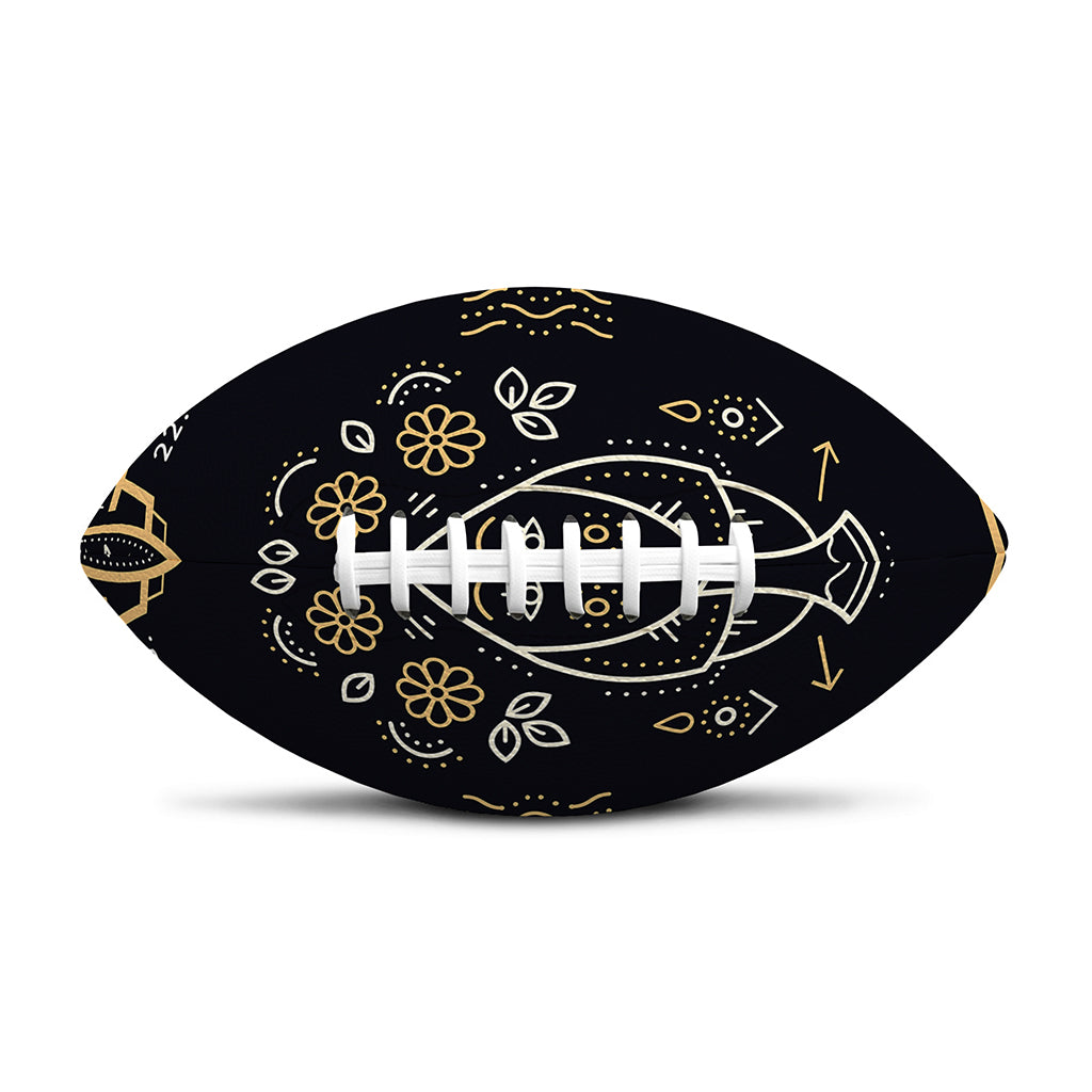 Vintage Virgo Zodiac Sign Print Rugby Ball