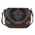 Vintage Virgo Zodiac Sign Print Saddle Bag