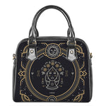 Vintage Virgo Zodiac Sign Print Shoulder Handbag