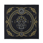 Vintage Virgo Zodiac Sign Print Silk Bandana