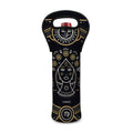Vintage Virgo Zodiac Sign Print Single Neoprene Wine Tote