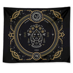 Vintage Virgo Zodiac Sign Print Tapestry