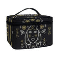 Vintage Virgo Zodiac Sign Print Travel Makeup Bag