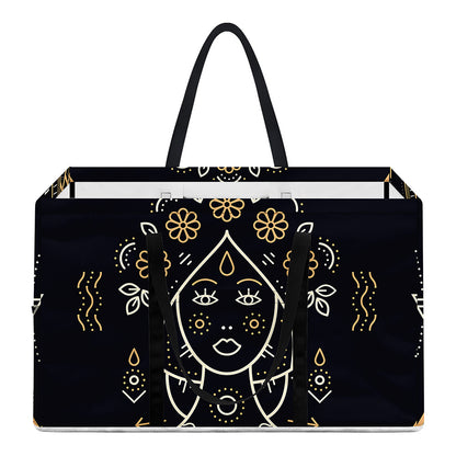 Vintage Virgo Zodiac Sign Print Utility Tote Bag