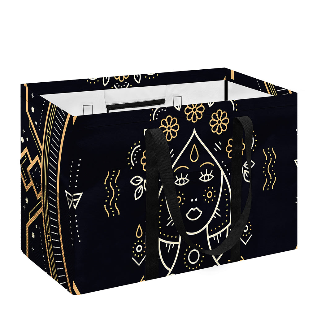 Vintage Virgo Zodiac Sign Print Utility Tote Bag