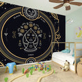 Vintage Virgo Zodiac Sign Print Wall Sticker