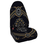 Vintage Virgo Zodiac Sign Print Waterproof Car Seat Cover