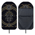 Vintage Virgo Zodiac Sign Print Waterproof Car Seat Cover
