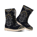 Vintage Virgo Zodiac Sign Print Winter Boots