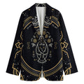 Vintage Virgo Zodiac Sign Print Women's Blazer