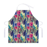 Vintage Watercolor Feather Print Adjustable Apron