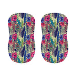 Vintage Watercolor Feather Print Bar Stool Covers