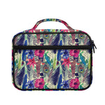 Vintage Watercolor Feather Print Briefcase Bible Bag